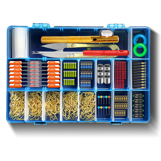 Deng Gang recommends the golden sleeve fishing crucian carp hook space bean set combination complete set of table fishing equipment and fishing gear accessories. Special grade 7+1 [Luxury Set] Iceni hook + line Others