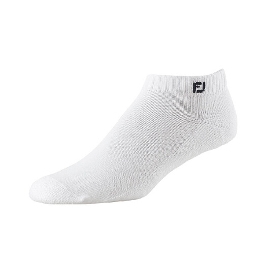 FOOTJOYFootjoy golf socks FJ men and women low socks sweat-absorbing and odor-proof golf sports towel socks 15276-Men's black short three-pair package