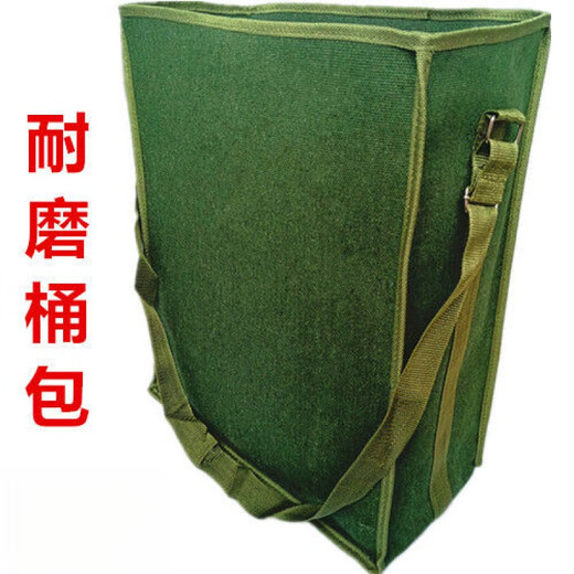 Runhuanian Tool Bag Shoulder Tool Bag Wear-Resistant Electrician's Bag Extra Large Construction Site Work Bag Thickened Canvas Tool Bag Extra Large Bag Huge Carefully Taken Height 55 Length 45 Bottom Thickness 20 LT