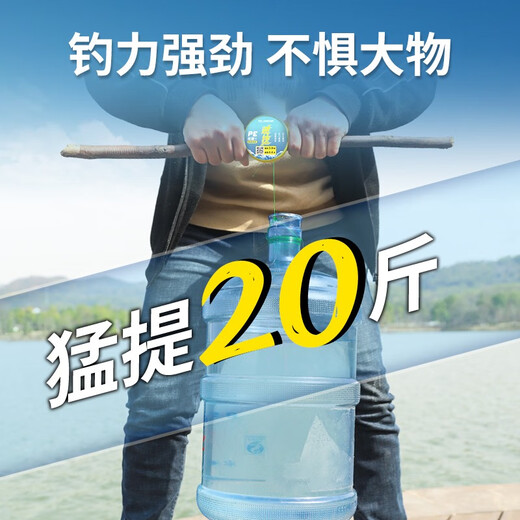 川泽高端竞技线组成品主线组PE加固配件全套鱼线主线绑好黑坑大物线组 5.4米PE加固线组(3卷装) 2.0号