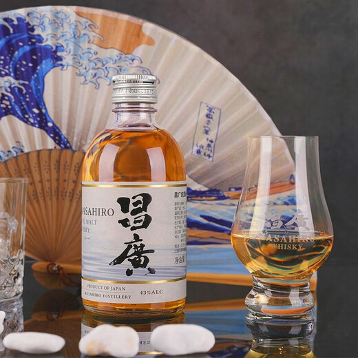 AKASHI【威士忌大赛金奖】 原瓶进口洋酒日本威士忌 昌广纯麦芽威士忌 300ml尝鲜装 单支装