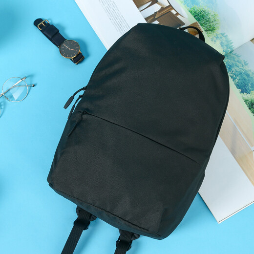 Jing Tokyo Made Play Color Casual Small Backpack 10L Sports Travel Backpack Men's and Women's Couple Bag Black