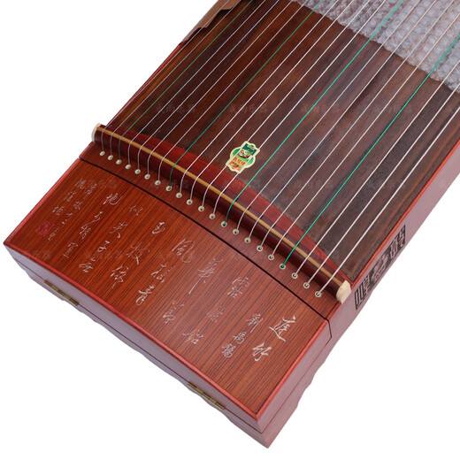 Marca Dunhuang Dunhuang Guzheng 696d Serie doble grúa chaoyang africano sándalo rojo para niños principiantes guzheng examen de grado para adultos piano 689e agua de flujo de montaña alta (conjunto completo de accesorios)
