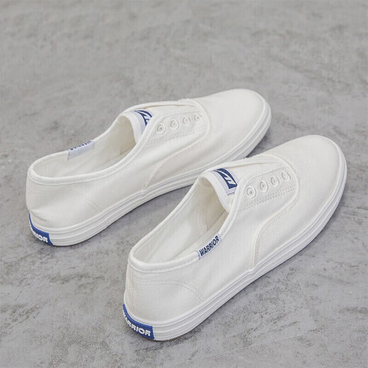Huili canvas shoes simple and versatile white shoes men's outdoor breathable thin casual shoes WXY-A446T white 42