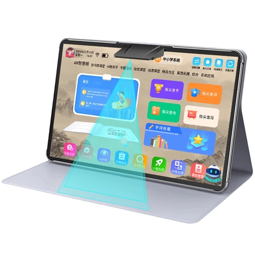 Alpha champion star Alpha intelligent learning machine from first grade to high school tablet computer student English reading machine online class tutoring machine early education machine learning and practicing machine all-in-one machine new 11 2K high-speed operation Xingyao Silver 128GB original authentic authentic teaching materials for free