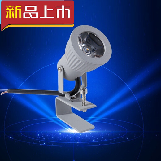 12V24V220V outdoor LED small spotlight 3W waterproof projection light super bright door sign floodlight landscape light waterproof 220V3W colorful