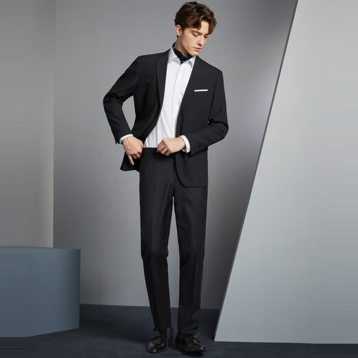 Qipai high-end series men's suit jacket men's spring and autumn business casual single suit with wool