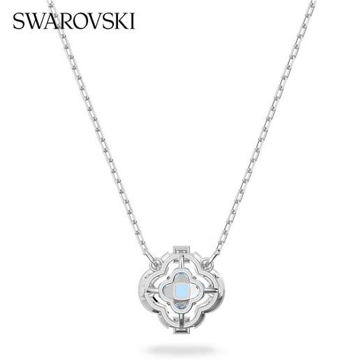 Swarovski (SWAROVSKI) beating heart UNA SPARKLING lucky four-leaf clover necklace birthday gift for women 5642927