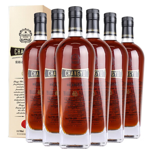 张裕老桶白兰地40度700ml*6瓶 整箱装 洋酒 自饮宴请 礼物送礼 700mL 6瓶