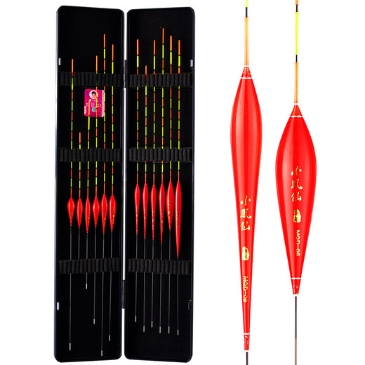 Xiaofengxian 12-pack MQD fish float set with float box nano float high sensitivity thick tail eye-catching fish mark myopia float