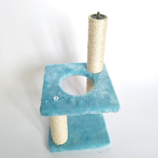Small cat climbing frame cat jumping platform cat tree climbing column cat scratching board three-layer sisal cat toy supplies multi-functional Internet celebrity mouse pendant funny cat toy cat tree nest with hole three-layer cat climbing frame