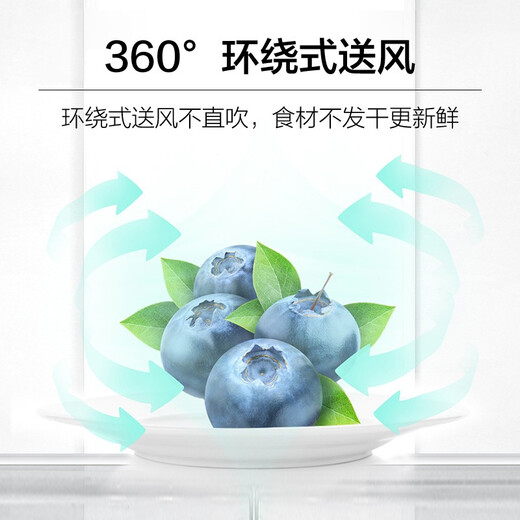 Haier (Haier) 478L cross-door refrigerator frequency conversion one-level three-speed variable temperature fruit and vegetable ice zero-degree black gold purification BCD-478WGHTD5DB9 national subsidy