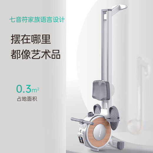 Utry rowing machine home smart magnetically controlled resistance fitness equipment indoor aerobic and anaerobic exercise Q1S fat burning private lessons/16-speed magnetic control/exclusive white