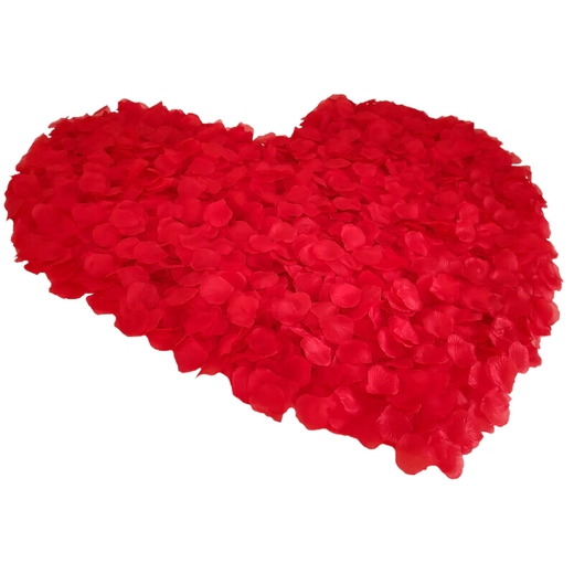 Propuesta de pétalos de rosas Confesión en el diseño de la cama Suministros de bodas de la boda Decoración sorpresa de cumpleaños 100 piezas simuladas rosa petals-500 piezas