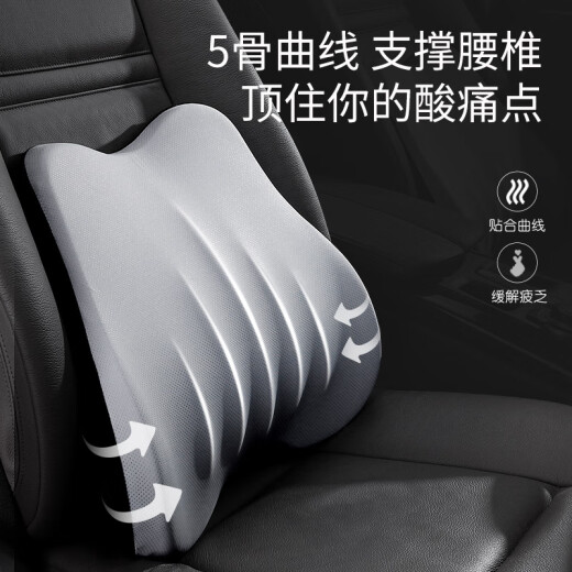 
Rice soup (rice soup) car head and waist, car neck protection pillow pillow space memory foam pillow cushion I-728MH+650MH-B