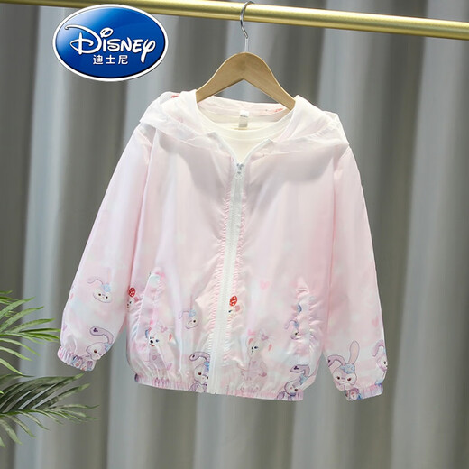 迪士尼（Disney）品牌童装女童防晒衣夏季薄款儿童外套新款连帽皮肤衣女孩防晒服夏 F9928 紫色 150