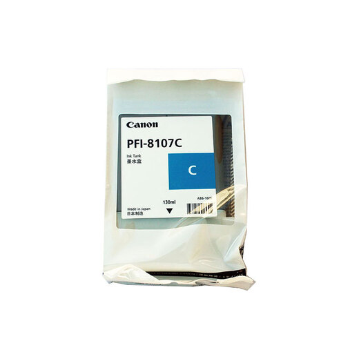 佳能原装PFI-8107/8207墨盒 IPF671 771 681 781 786绘图仪 PFI-8107五色一套 130ml*5