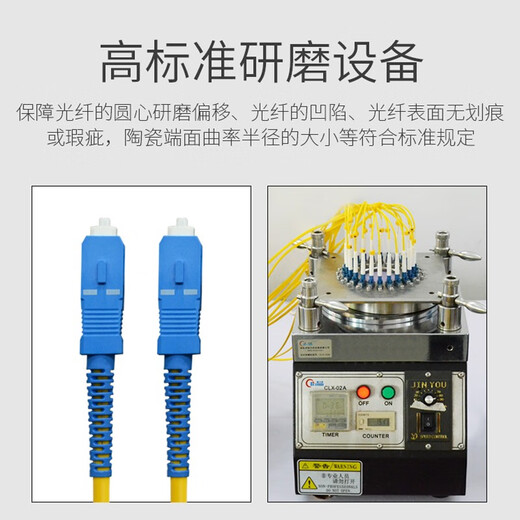 Wolf Light Telecommunications Grade LC-LC-SC-FC-S-Single-Mode-2-Core-Faser-Jumper-Doppel-Core-Heckfaser-Jumper-Heckfaser (Data Center IDC Computer Room Storage) LC-LC-Single-Mode-Doppel-Core 60 Meter