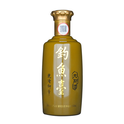 钓鱼台 大师酒 53度 酱香型白酒  500ml 单瓶装