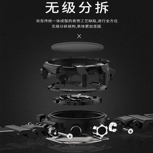 MPPMCK Watch männliche Schüler Koreanische Version Einfacher mechanischer Quarz luminöser wasserdichte INS Trendy weibliche Junior High School Schüler Schwarzer Technologie Sport 695 Blau + Batterie kleiner Schraubendreher