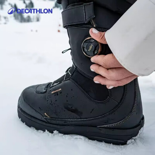 迪卡侬（DECATHLON）雪鞋单板雪鞋成人滑雪鞋冬季户外保暖男女情侣SNB 500 女款黑色 39