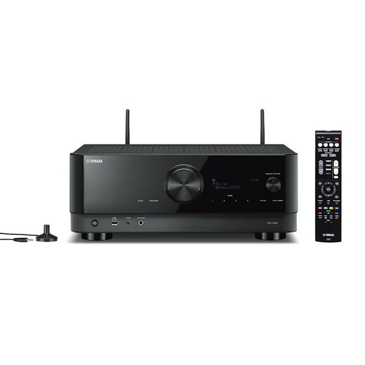 Yamaha RX-V6A Amplificador 8K Pase de video Home 7.2 canal DTS Dolby Atmos cine en casa Bluetooth Amplificador de alta potencia Amplificador envolvente estéreo Negro