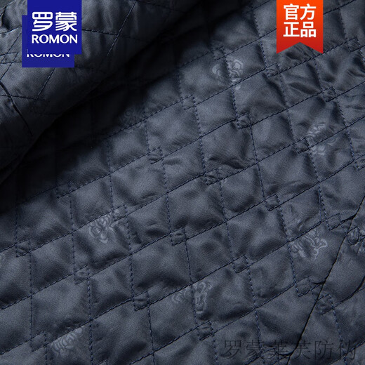 罗蒙（ROMON）品牌高端休闲风衣男中长款翻领2025春秋季商务修身中青年百搭外套 藏青 170