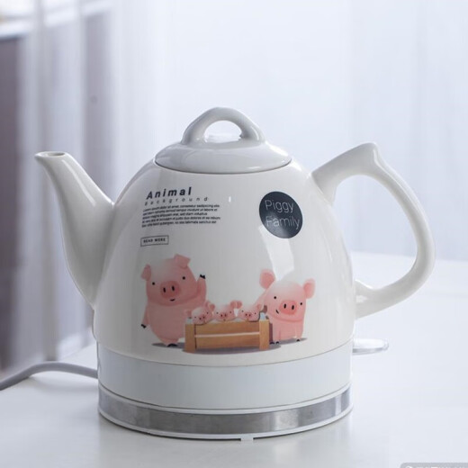 Ceruige Jingdezhen ceramic electric kettle automatic power-off porcelain kettle household anti-dry burning small tea kettle D model 1.0L