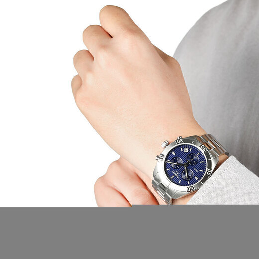 Tissot (TISSOT) watch PR100 series men's watch Swiss quartz men's steel belt watch business watch birthday gift