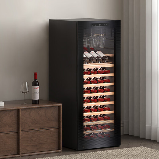 Vinocave wine cabinet constant temperature wine cabinet compressor home living room fresh wine refrigerated storage display cabinet refrigerator bar ultra-thin red wine cabinet CWC-200A-200L