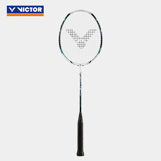 Victor Victor Badminton Racket TK220H-II zweite Generation Full Carbon Ein-Port-Fortgeschrittene und defensives mittleres suspendiertes Griff TK220H-iia Rauch weiß [3U]