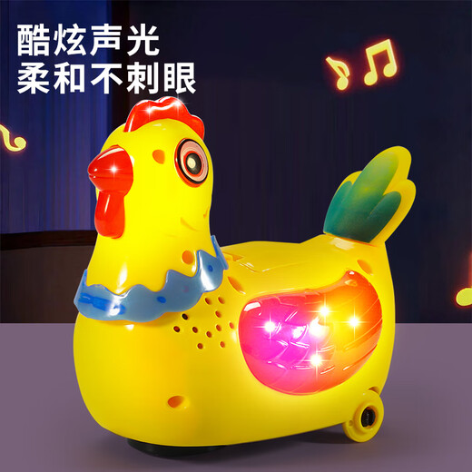 泰芬乐婴儿童学爬抬头训练早教玩具6个月电动下蛋小鸡宝宝周岁生日礼物
