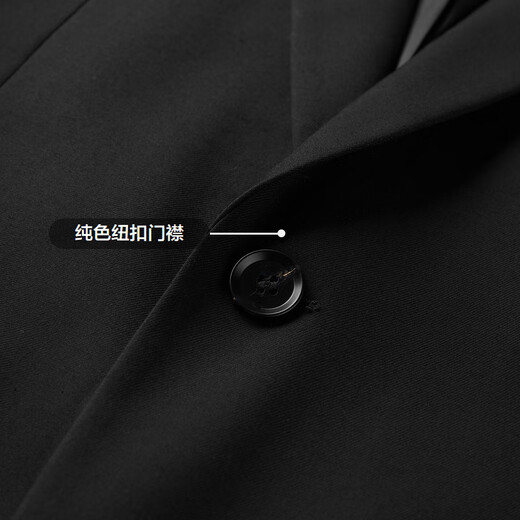 Heilan House (HLA) Suit Suit Men's 25 Summer Classic Series Business Workplace Wedding Suit Western Men's Dress Formal Dress Black 02 2XL 175/96B 135-145Jin Jin equals 0.5 kg