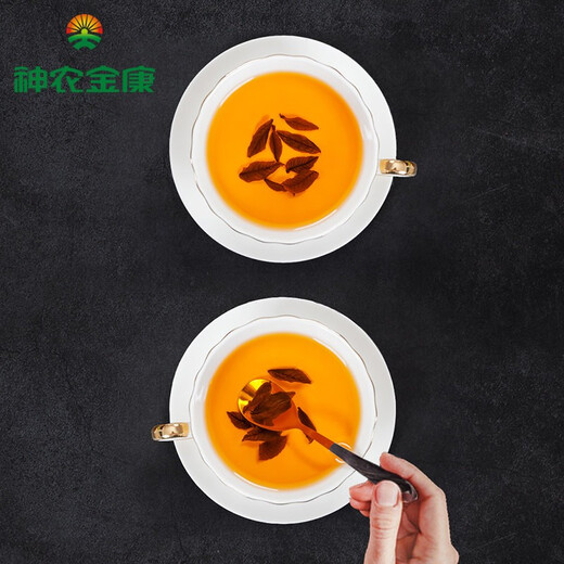 [Caja de regalo turificante] Shennong Jinkang Qingqian Liu ropa exclusiva y exclusiva y tierna tierna de Qianliu tierna y brotes de alta gama Regalo de caja de hierro de alta gama 120 g de té de salud