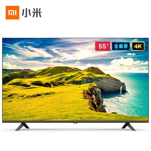 Xiaomi Full Screen TV 55-inch E55C 4K Ultra HD HDR Built-in Xiaoai 2GB+8GB Educational TV Artificial Intelligence Xiaomi Full Screen L55M5-EC