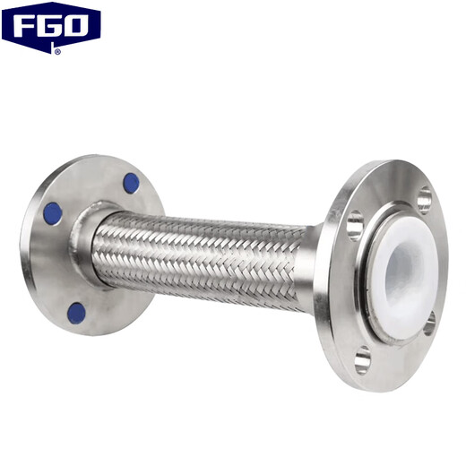 FGO stainless steel fluorine lined braided bellows BWGF46-16P DN25 length 10 meters DN25 stainless steel fluorine lined