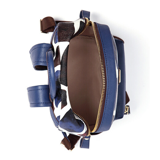 Cassile fashion women's bag European and American animal print backpack women's backpack travel C143042046H4 colorful coffee