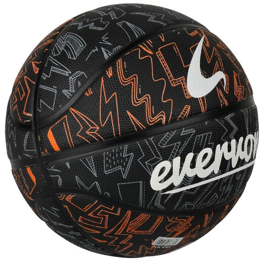 Evervon Basketball-Kee-resistenter Gummi- und Outdoor-Universal Blue Ball EBX-7011 (Nr. 7)