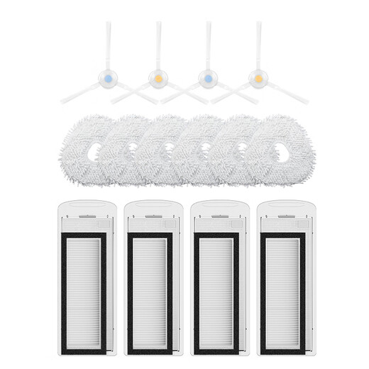 Wanchuang is suitable for Cloud Whale sweeping and mopping robot accessories J1/J2 special Cloud Whale cleaner rag mop filter side brush cleaning fluid Cloud Whale accessories consumables