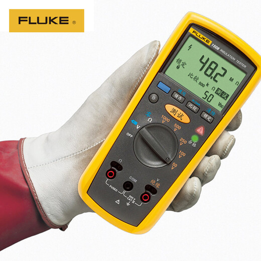 Fluke F1508 Isolationswiderstandstester Digital Isolierung Multimeter Universal Amperemeter 5. Geschwindigkeit 1000v10g