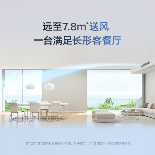 DAIKIN central air conditioner, one to four and one to three, household central air system B+ new product series multi-connected frequency conversion first-level energy efficiency B+ series 5 HP, three rooms and two living rooms, comfortable standard type