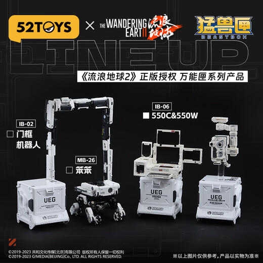 52TOYS万能匣系列 流浪地球2-MOSS 550系列智能量子计算机套装 550C&550W+门框+笨笨【含支架】