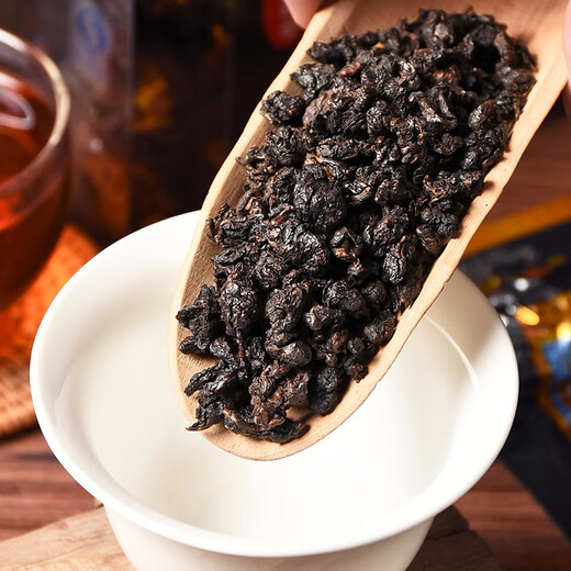 黑乌龙茶500g 木炭技法油切黑乌龙茶500克年新茶高山乌龙茶浓香型高浓度正宗烘焙 醉茗山