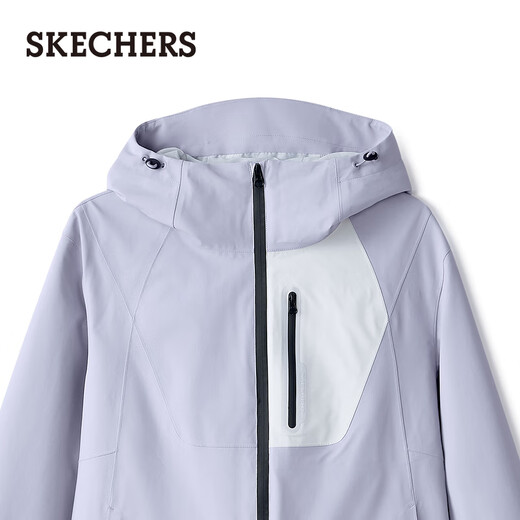 Skechers mountain style fashionable three-in-one polar fleece jacket L324W141 light lavender/0510 L