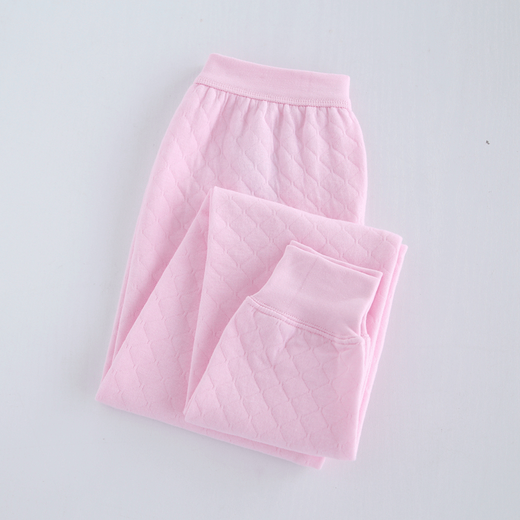 AB内衣保暖裤 女士三层夹棉纯棉中厚秋裤打底线裤秋冬棉毛裤T866 香芋紫-升级款Y858 4XL