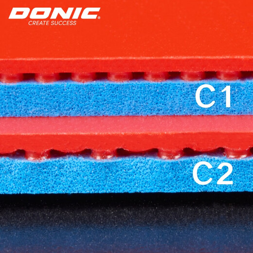 
Donik Donik holds C1 C2 table tennis rubber 13066 table tennis racket anti-glue blue sponge sticky leather case glue holds C2 black MAX