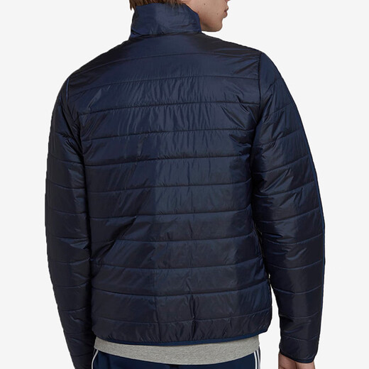 阿迪达斯 （adidas）三叶草棉服男士秋冬季薄款保暖棉衣立领防风运动服休闲外套HL9215 HL9215蓝色 L