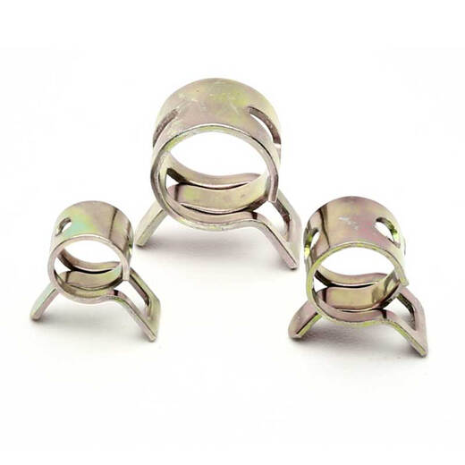 Trabajo feroz Cinbo de acero Cinturón de acero Arrocas de acero Añada de acero Manguera de pizca de agua Manguera de aceite de agua 65 Manganese Acero Clamp Q673B Diámetro del anillo interno 13 mm [20 piezas]