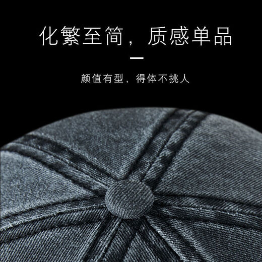 战术鸟(纯棉)男士棒球帽美式牛仔鸭舌帽工装复古做旧休闲软顶帽子