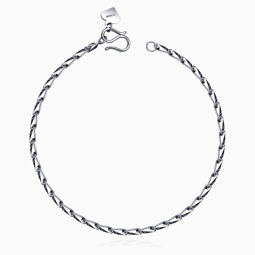 Pt.Charm Platinum Bracelet Couple Style pt950 Platinum Bamboo Chain Chinese Valentine's Day Simple Fashionable Versatile Guardian Bracelet Ready-made Men's Style 11.6-11.7g Long 16+3 Adjustable
